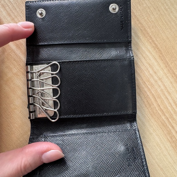 Prada 100% Authentic Black Key Wallet - Picture 6 of 8